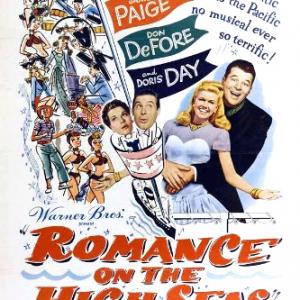 Doris Day Jack Carson Don DeFore and Janis Paige in Romance on the High Seas 1948