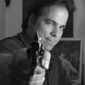 Jimmy Palmiotti at home relaxing