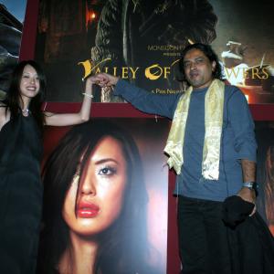 Japanese top model Eri & Pan Nalin at the World Premiere of VALLEY OF FLOWERS