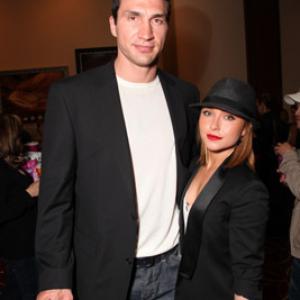 Wladimir Klitschko and Hayden Panettiere at event of The Perfect Game 2009