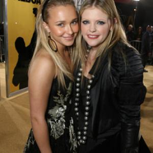 Natalie Maines and Hayden Panettiere at event of Rocky Balboa 2006