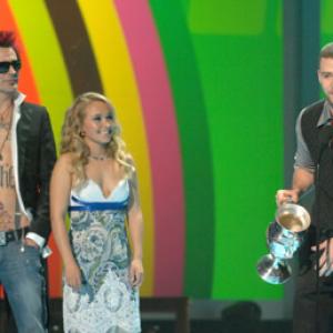 Tommy Lee, Justin Timberlake and Hayden Panettiere