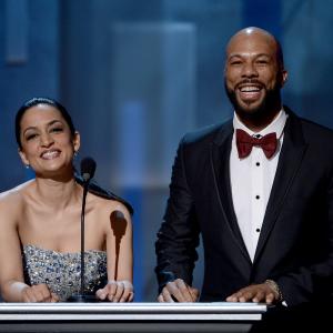 Archie Panjabi and Common