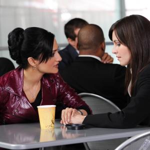 Still of Archie Panjabi and Jill Flint in The Good Wife (2009)
