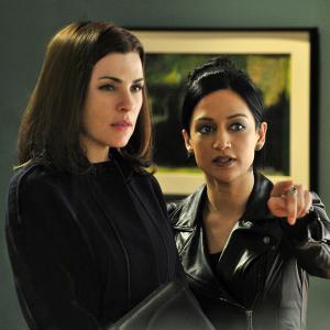 Still of Julianna Margulies and Archie Panjabi in The Good Wife (2009)