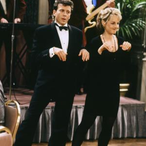 Still of Helen Hunt Paul Reiser and John Pankow in Mad About You 1992
