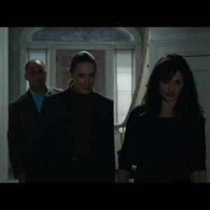 Michael Papajohn, Rachel Weisz, and Elizabeth Marvel in The Bourne Legacy