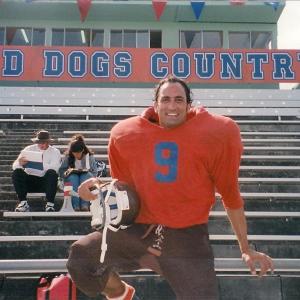 Michael Papajohn on set of The Waterboy