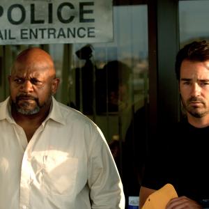 Charles Dutton as George and writerdirector Martin Papazian in Least Among Saints