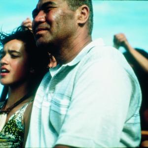 Still of Rawiri Paratene and Keisha Castle-Hughes in Whale Rider (2002)