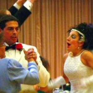 Rocco Parente with Susan Campanero starring as Tony and Tina during a live show of The offBroadway production of Tony N Tinas Wedding