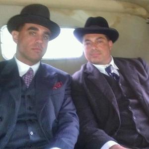 Rocco Parente Jr with Bobby Cannavale from Boardwalk Empire season 3 on HBO