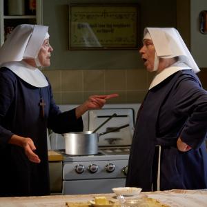 Still of Pam Ferris and Judy Parfitt in Call the Midwife (2012)