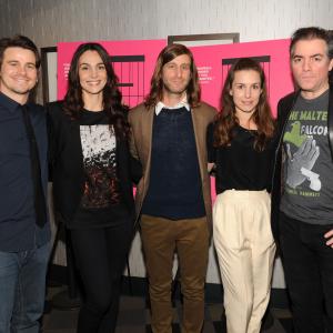 Kevin Corrigan, Annie Parisse, Jason Ritter, Lawrence Michael Levine and Sophia Takal at event of Wild Canaries (2014)