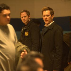 Still of Kevin Bacon Shawn Ashmore and Annie Parisse in The Following 2013