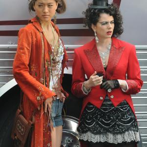 Still of Mia Kirshner and Grace Park in The Cleaner 2008