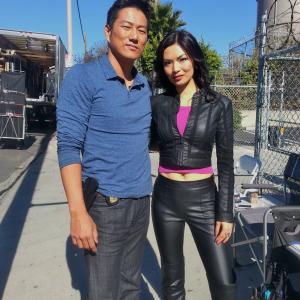 sharing on set and screen time with consummate artist Sung Kang for FOX's show called Gang Related.