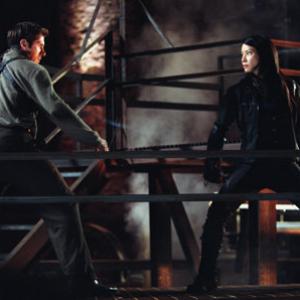 Still of Lucy Liu and Ray Park in Ballistic: Ecks vs. Sever (2002)