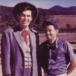 Dwight V Babcock and Fess Parker in The Great Locomotive Chase 1956