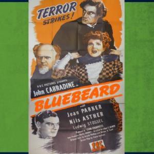John Carradine and Jean Parker in Bluebeard (1944)