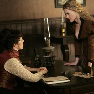 Still of Paula Malcomson and Molly Parker in Deadwood (2004)
