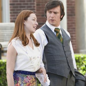 Still of Jack Davenport and Molly Parker in Swingtown 2008