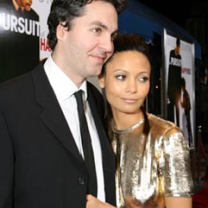 Thandie Newton and Ol Parker at event of The Pursuit of Happyness 2006