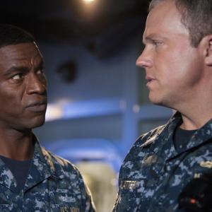 Still of Adam Baldwin and Charles Parnell in The Last Ship 2014