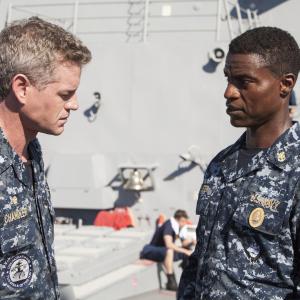 Still of Eric Dane and Charles Parnell in The Last Ship 2014