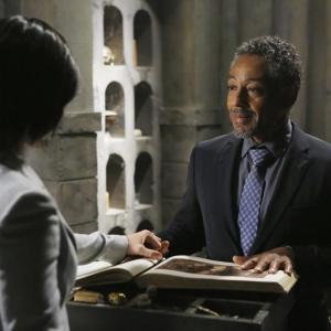 Still of Giancarlo Esposito and Lana Parrilla in Once Upon a Time (2011)