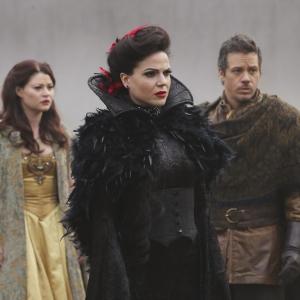 Still of Emilie de Ravin Lana Parrilla and Michael RaymondJames in Once Upon a Time 2011