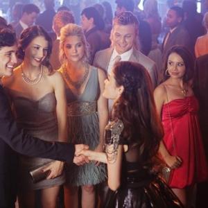 Still of Troian Bellisario Janel Parrish Lucy Hale Diego Boneta Ashley Benson Chuck Hittinger and Jared Kahn in Jaunosios melages 2010