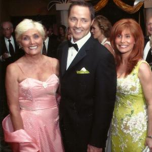 Palm Beach Film Festival Gala with his mother Arlene Piazza and Suzanne Delaurentiis