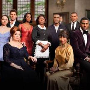 Still of Peter Parros, John Schneider, Gavin Houston, Renee Lawless, Aaron O'Connell and Tyler Lepley in The Haves and the Have Nots (2013)