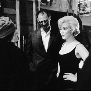 Lets Make Love M Monroe with Louella Parsons Arthur Miller and Don Prince 1960 1978 Bob Willoughby
