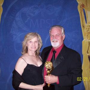 2009 MPSE Golden Reel Award for Battlestar Galactica Rick and wife Kathy