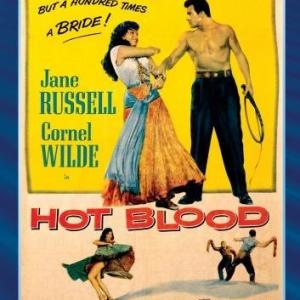 Jane Russell and Cornel Wilde in Hot Blood 1956