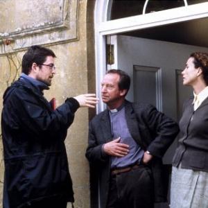 Director John McKay with Bill Paterson and Andie MacDowell on set