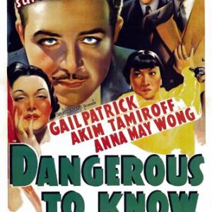 Lloyd Nolan Gail Patrick Akim Tamiroff and Anna May Wong in Dangerous to Know 1938