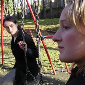 Still of Sarah Patterson and Joanna Bending in Tick Tock Lullaby 2007
