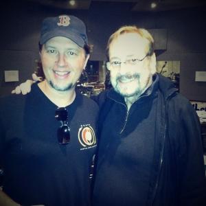 Patterson with music producer Phil Ramone