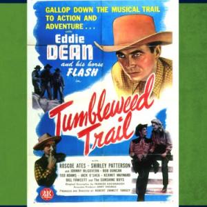 Roscoe Ates Eddie Dean and Shirley Patterson in Tumbleweed Trail 1946