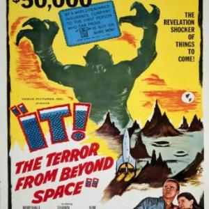 Shirley Patterson and Marshall Thompson in It! The Terror from Beyond Space 1958