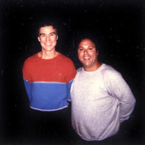 Frank Patton with Jacques DAmboise of New York City Ballet Fame in Off Beat circa 1986
