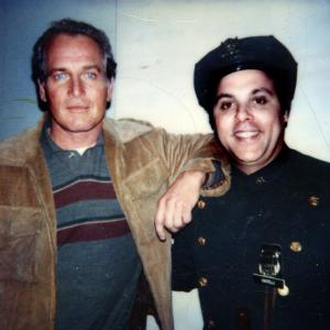 Frank Patton with Paul Newman in Fort Apache the Bronx circa 1980