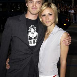 Aaron Paul and Samaire Armstrong at event of Windtalkers 2002