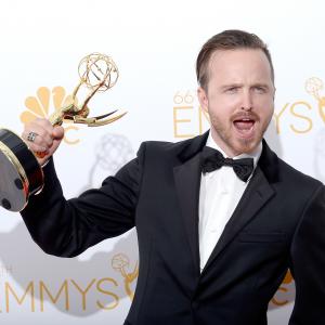 Aaron Paul at event of The 66th Primetime Emmy Awards (2014)