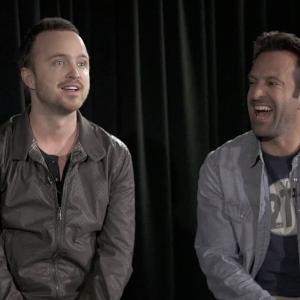 Still of Aaron Paul and Scott Waugh in Need for Speed Istroske greicio 2014