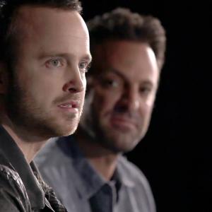 Still of Aaron Paul and Scott Waugh in Need for Speed Istroske greicio 2014