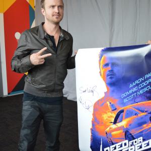 Aaron Paul at event of Need for Speed. Istroske greicio (2014)